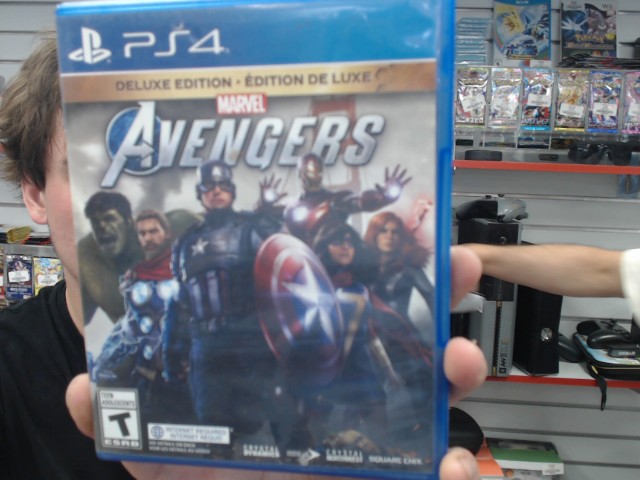 Avengers ps4 marvels jeux