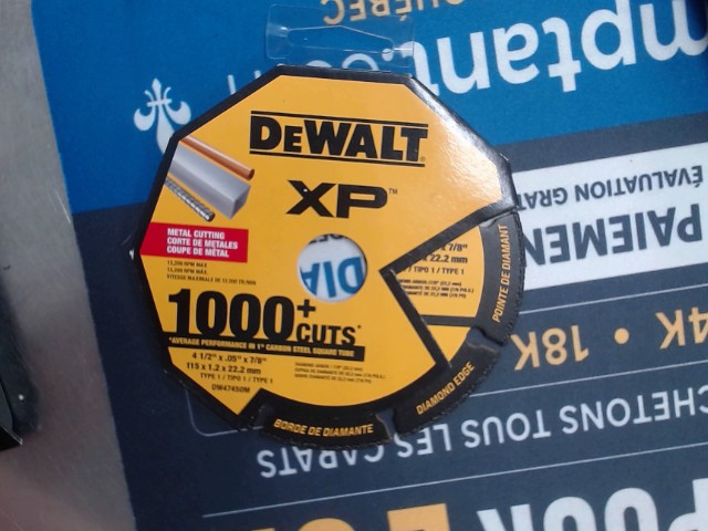 Diamond blade pour metal