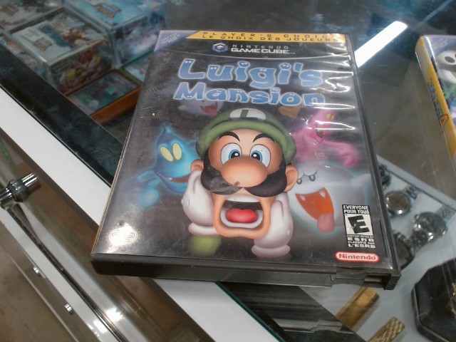Luigis mansion gamecube in case