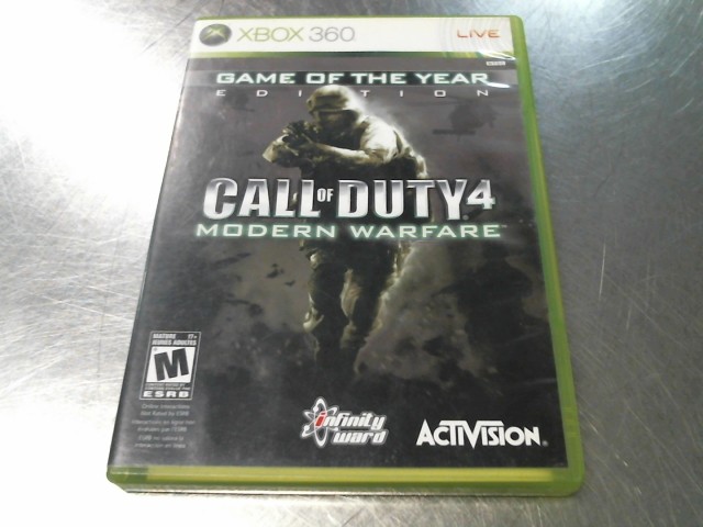 Call of duty 4 modern warfare goty ed