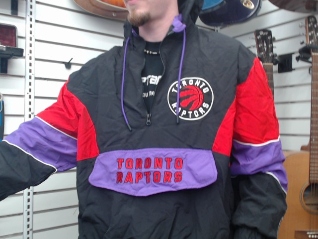 Sport jacket noir rouge mauve raptors