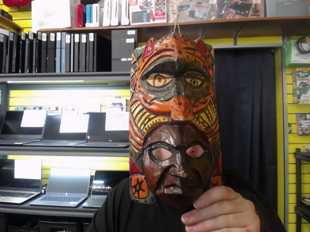 Masque africain leopard