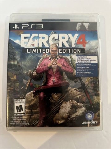 Farcry 4 limited edition ps3 cib