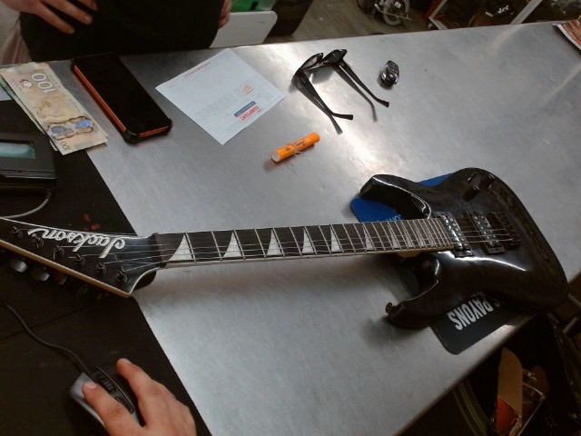 Guitare electrique jackson noir