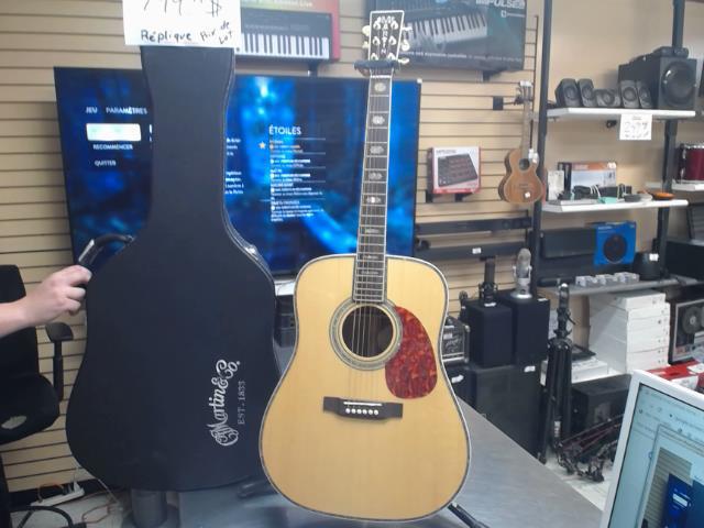 Guitare seche d-45 replique cass noir