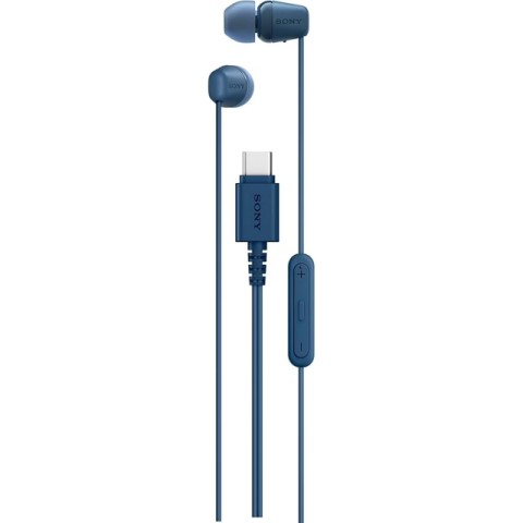 Sony ier-ex15c usb c blue wired earbuds