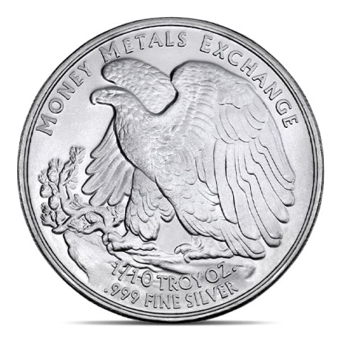 1/10 troy ounce walking liberty silver