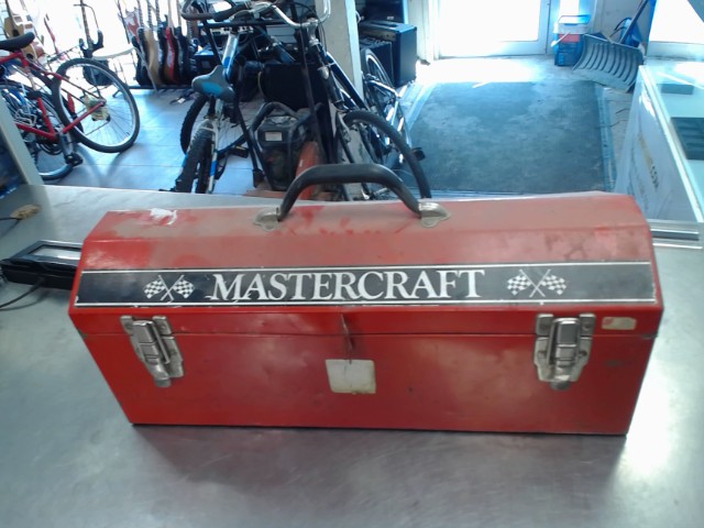 Coffre a outil mastercraft rouge