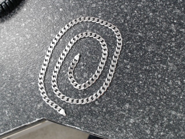 Cuban link en argent