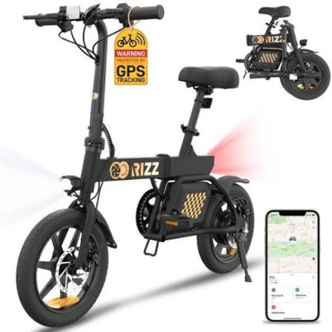 Velo electrique rizz gyrocopter 55km aut
