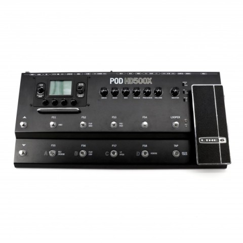Pedale pod hd500x dans la housse