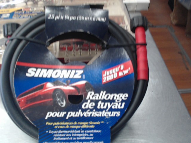 Rallonge de tuyau pour pulverisateur