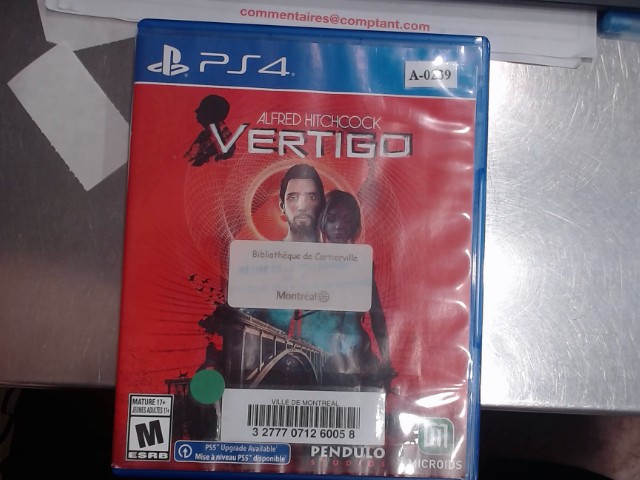 Alferd hitchcock: vertigo