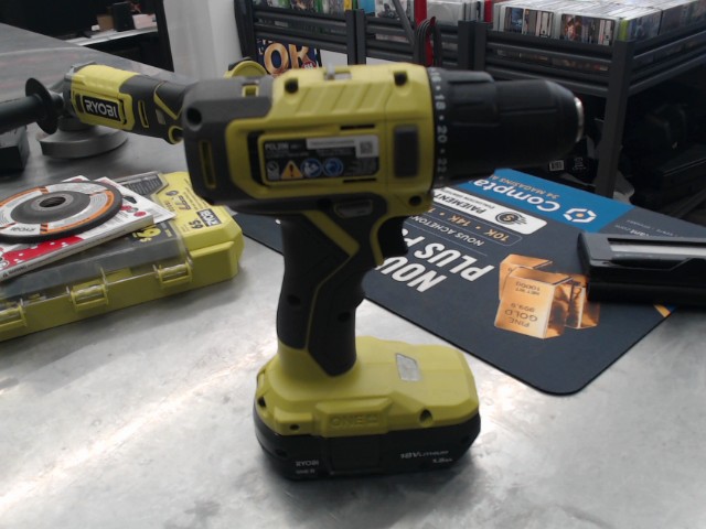 Perceuse ryobi avec batt 18v