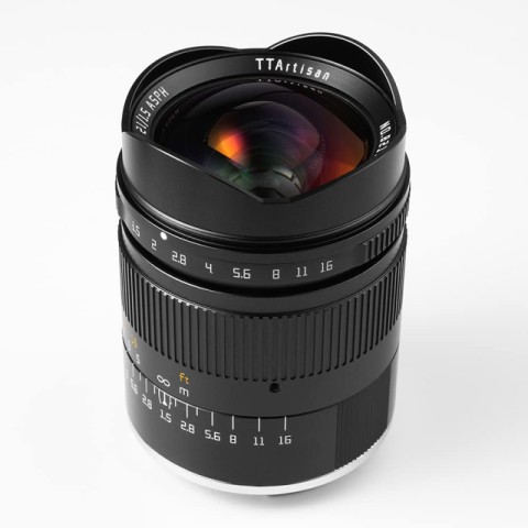 21mm f 1.5 lens a28b r black in box