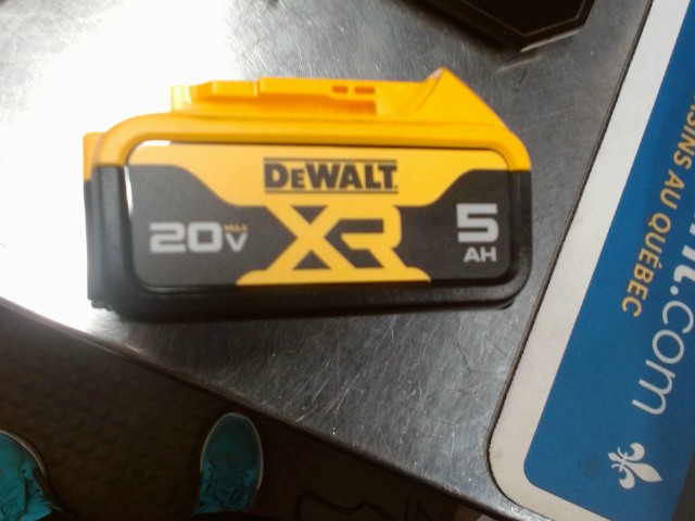 Batterie dewalt 5.0ah 20v