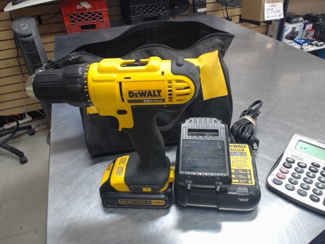 Dril dewalt 2bat ch ds sac jaune acc