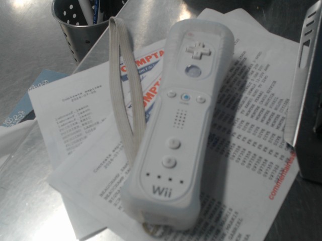 Manette nintendo wiimote white