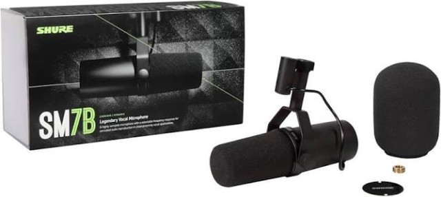 Micro shure legendary vocal microphone
