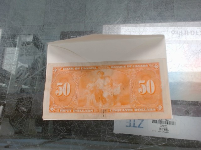 50$ canadien 1937