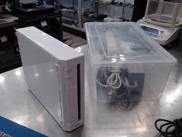 Console wii+paire manette+fils+acc