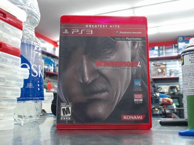 Metal gear solid 4 greatest hits