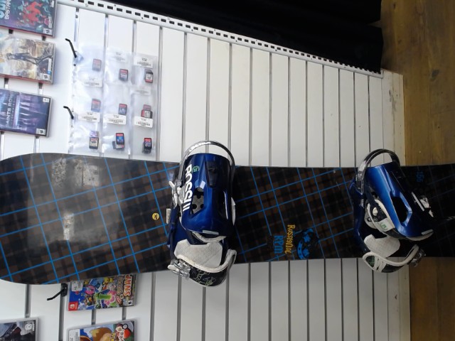 Planche de snow +fixation