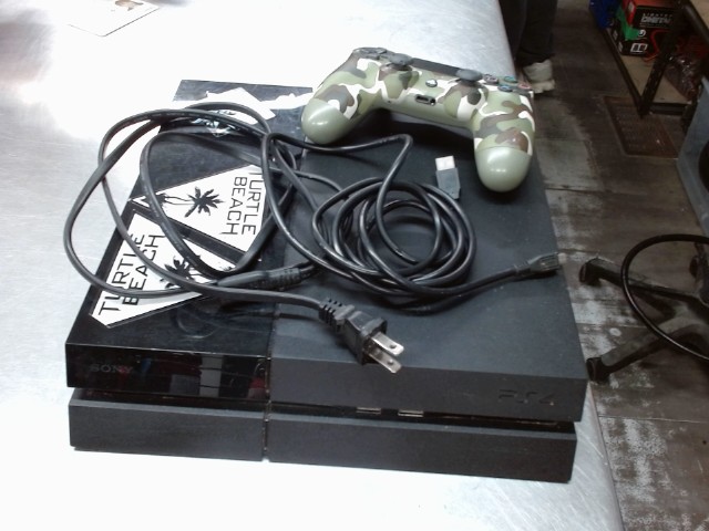 Playstation 4 avec fil et manette camo