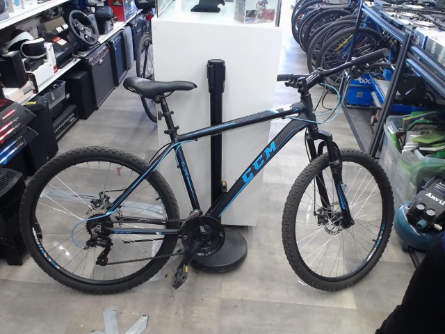 Velo de montagne 26po noir bleu disque