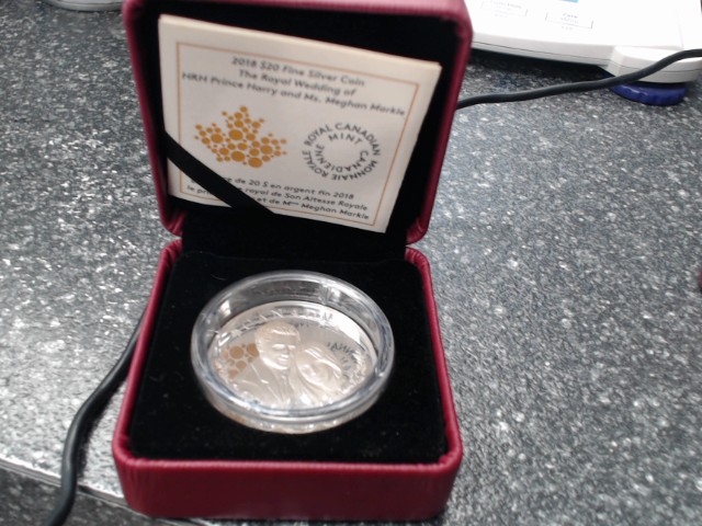 Silver coin 2018 20$ royal wedding