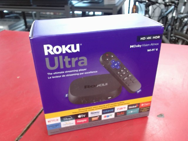 Box tv roku ultra dans boite