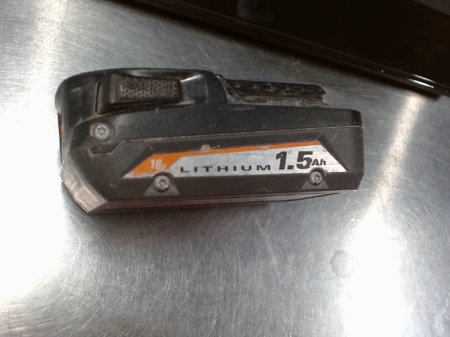 Ridgid batterie 1.5ah