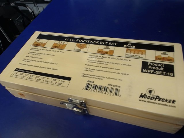 Forstner bit 16 pcs