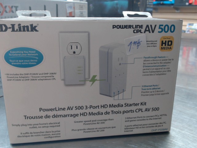 Trousse demarrage hd media 3 ports/boite