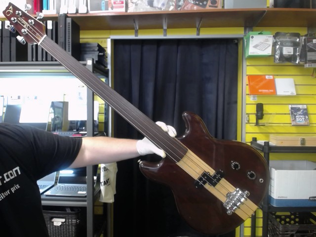 Basse electrique fretless 