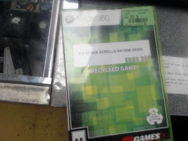 Po elder scrolls skyrim recycled game