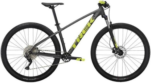 Velo trek merlin6 avec des letree vert