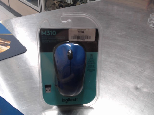 Souris logitech bleu sans fil