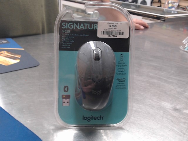 Souris noir sans fil logitech