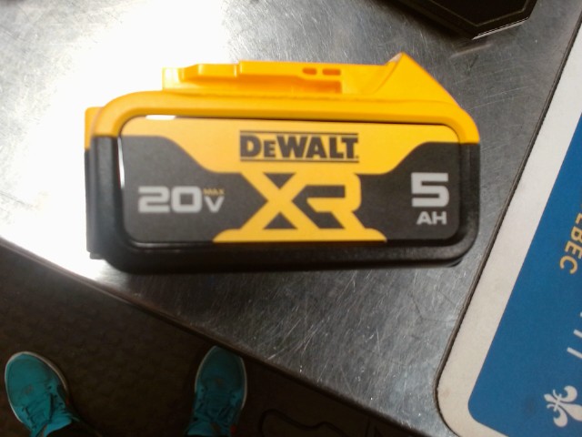 Batterie dewalt 5.0ah 20v
