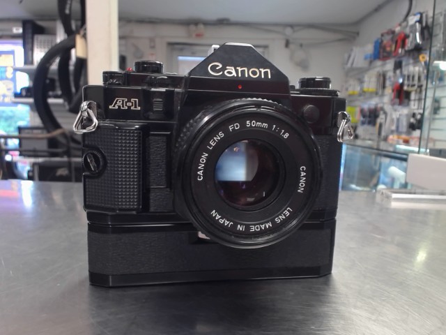 Slr film camera canon a-1 35mm