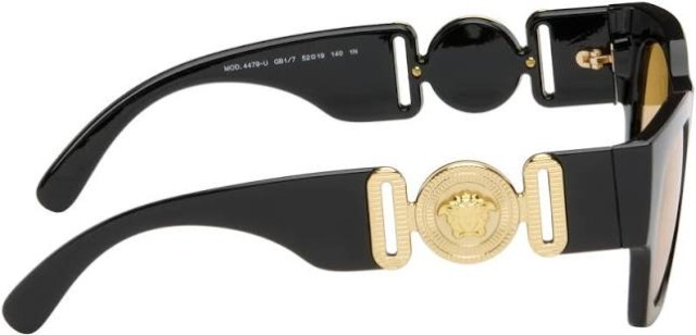 Versace black medusa sunglasses