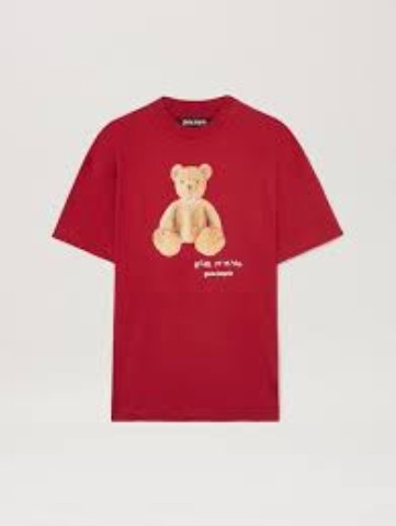 T-shirt rouge teddy bear