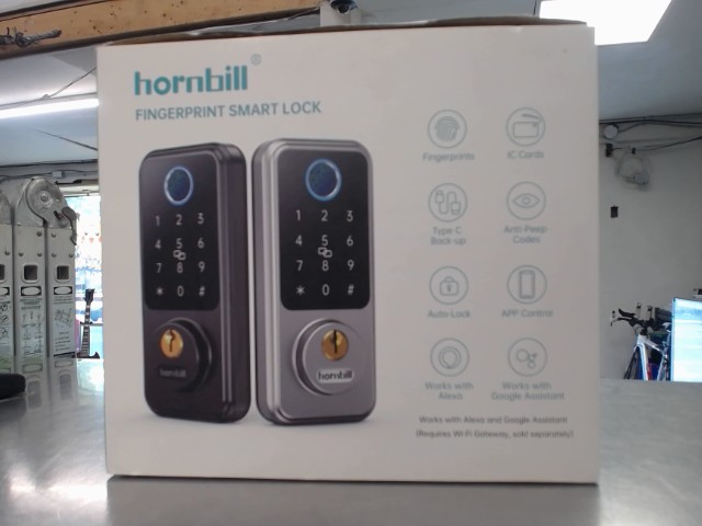 Fingerprint smart lock hornbill