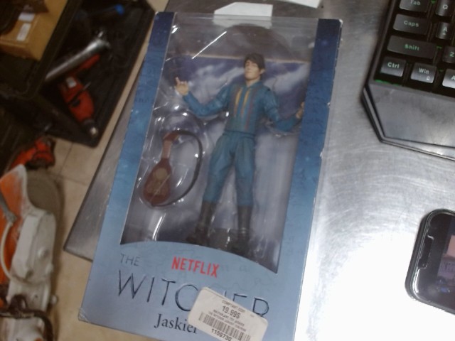 The witcher figurine jaskier in box