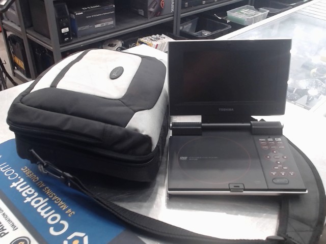 Lecteur dvd portable + sac + fil