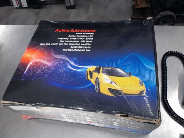 Active subwoofer pour vehicule 2025 neuf