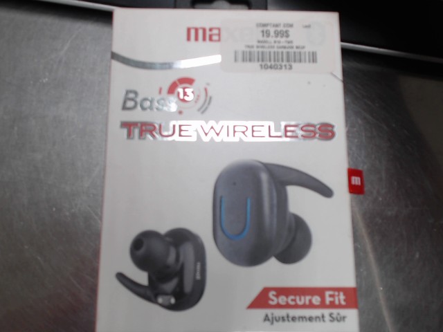 True wireless earbuds neuf