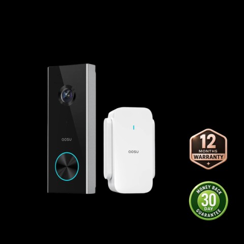 Aosu video doorbell pro space gray