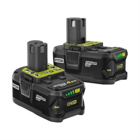 Batterie 18v 4ah lithium pack de 2